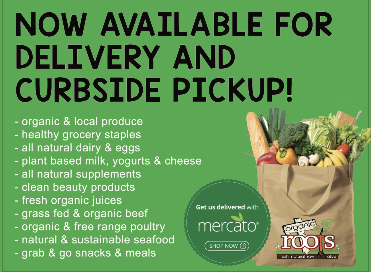 makes Fresh grocery deliveries and pickups available to everyone